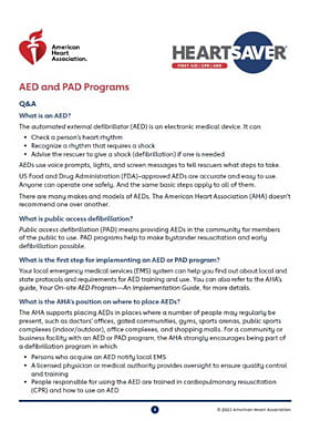 AED PAD Q & A AED PAD Q & A