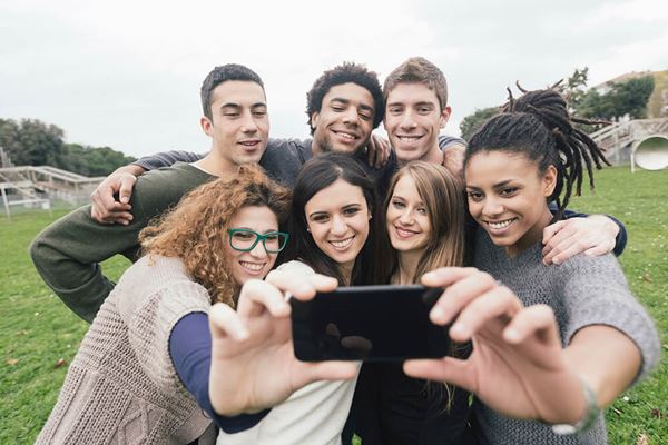 next Generation of Lifesavers high school students posing for a selfie high school students posing for a selfie